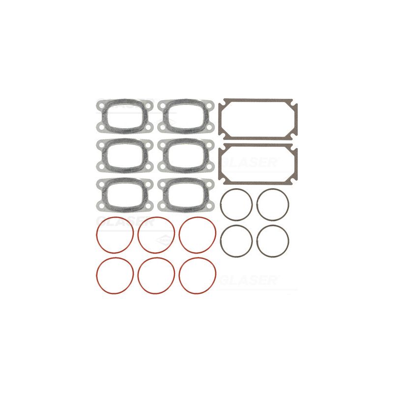 KOMPLET USZCZELEK KOLEKTORA SSĄCO/WYDECHOWEGO GLASER M38476-00 VOLVO D16A 93-