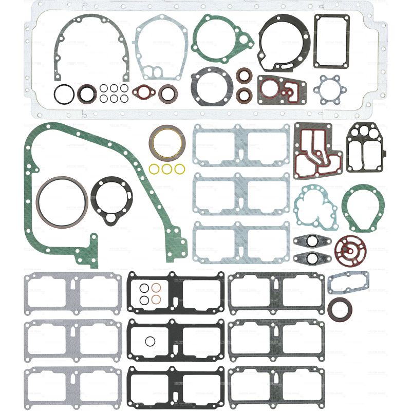 KOMPLET USZCZELEK BLOKU VICTOR REINZ 08-40706-02 DAF VF373M 94-98