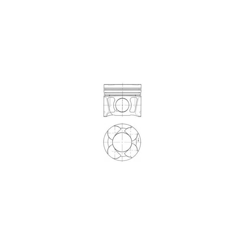 TŁOK KOLBENSCHMIDT 41070600 STD FIAT 16V  2.0JTD/CDTI 08-