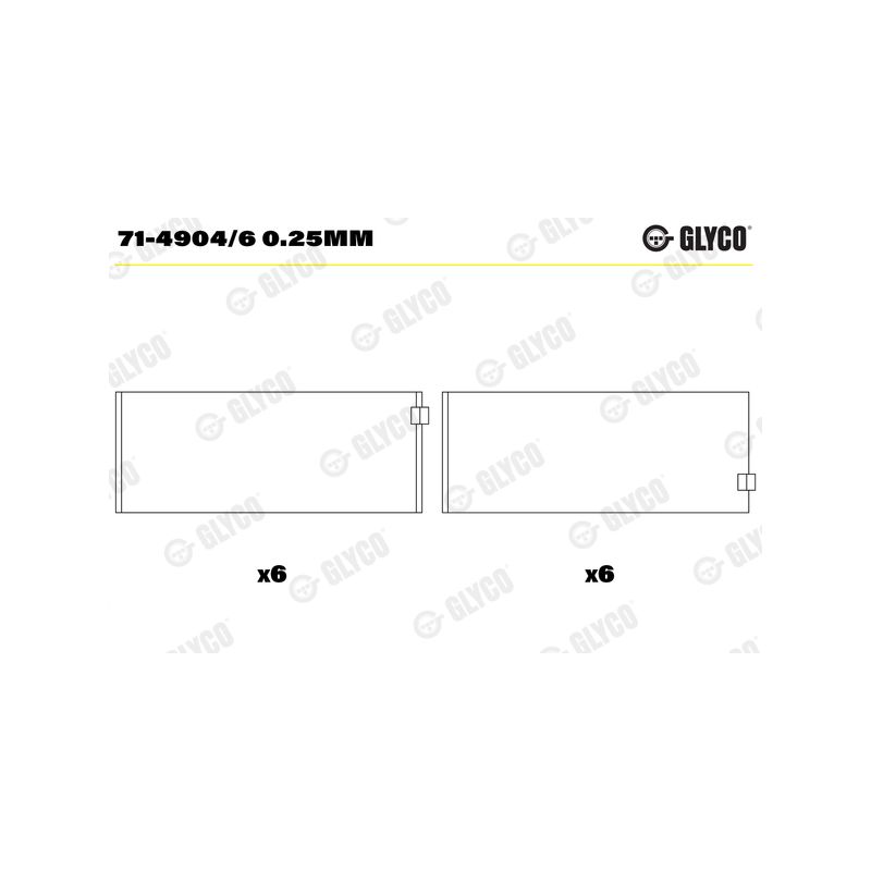 PANEWKI KORBOWODOWE GLYCO 7149046 0.25 RVI DCI11  00- 