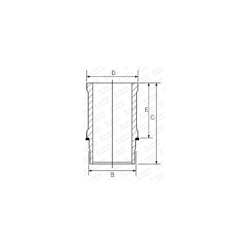 TULEJA CYLINDROWA GOETZE 1563200000 ALFA ROMEO 2.0 77-88