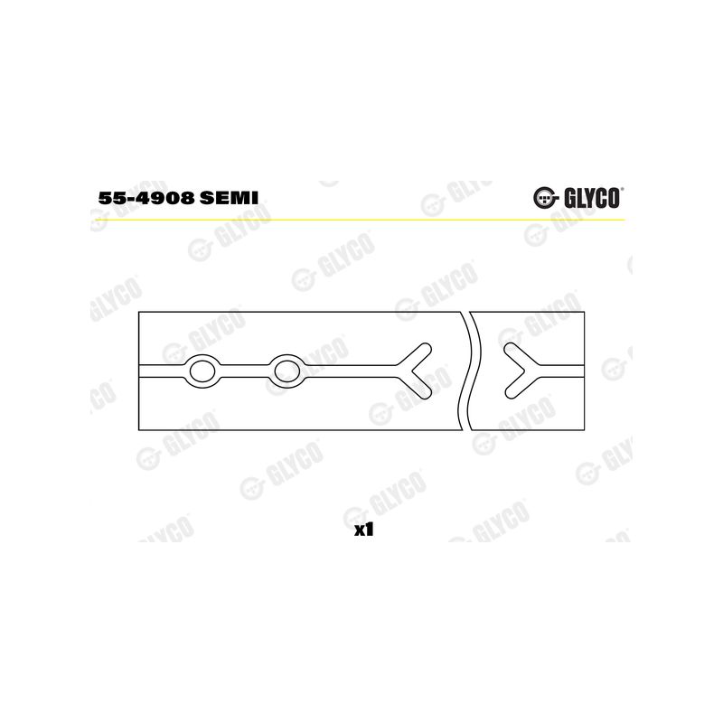 TULEJKA KORBOWODOWA GLYCO 554908 SEMI RVI DCI11 00-