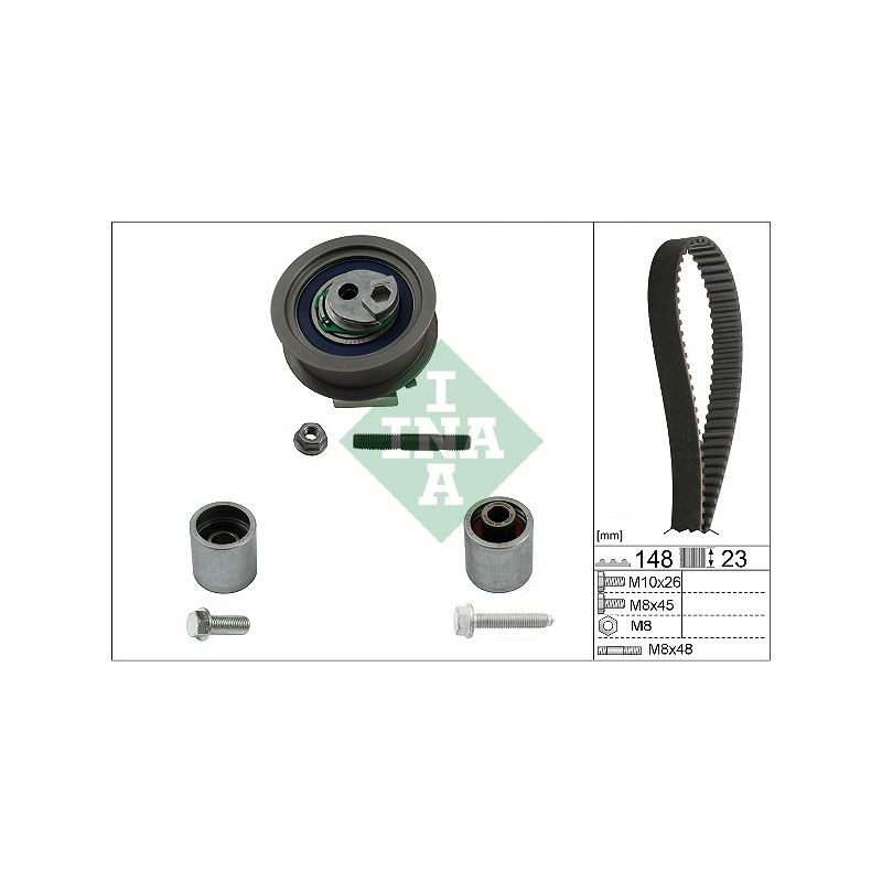 KOMPLET ROZRZĄDU INA 530044510 VW 2.0/T 03-