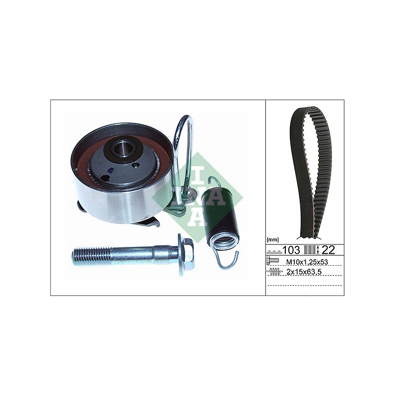 KOMPLET ROZRZĄDU INA 530050510 HONDA 1.4 01-05