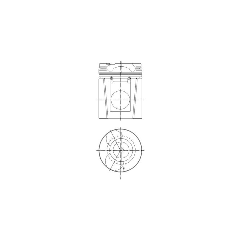 TŁOK KOLBENSCHMIDT 99749600 STD VOLVO D7A 93-