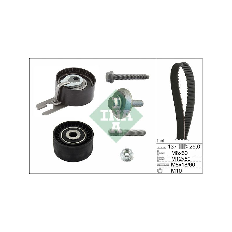 KOMPLET ROZRZĄDU INA 530037510 PSA 1.6D 03-