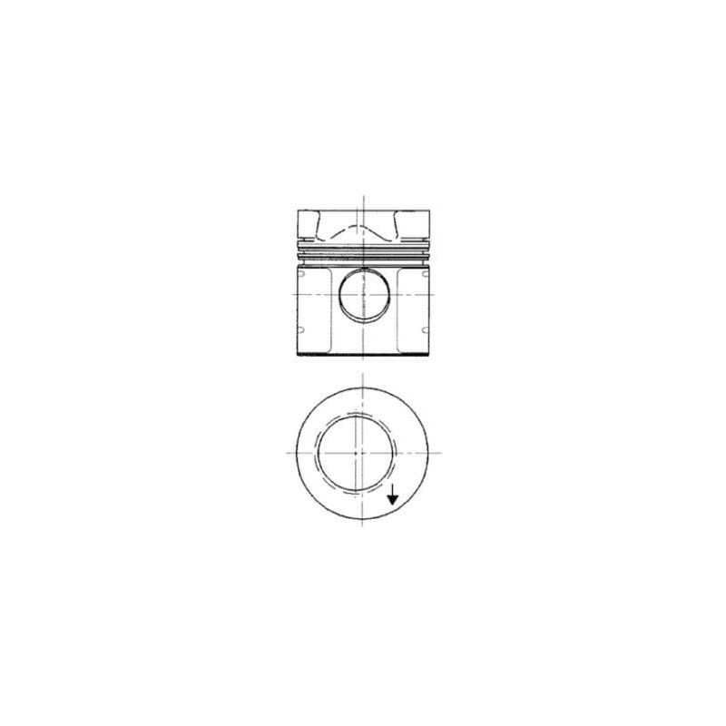 TŁOK KOLBENSCHMIDT 91598600 STD MERCEDES OM366A 92-