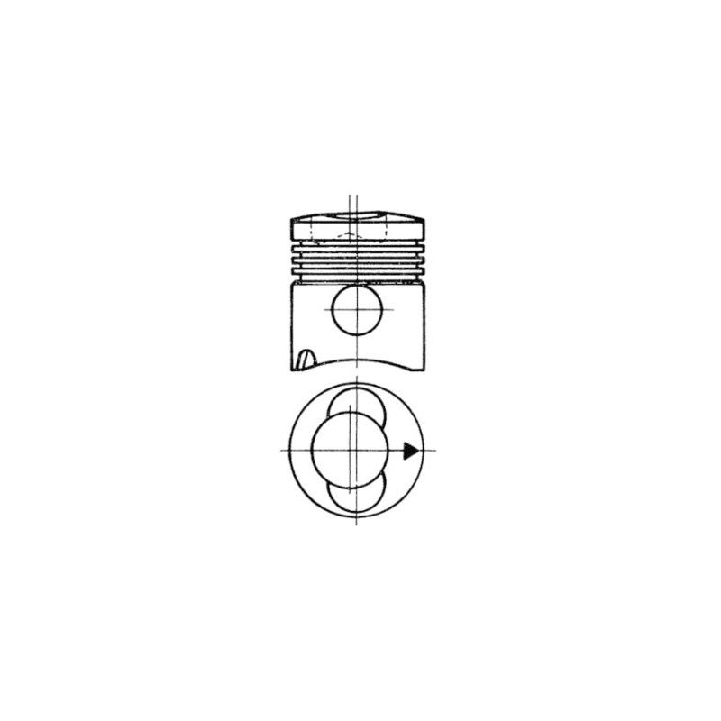 TŁOK KOLBENSCHMIDT 93315610 0.50 DEUTZ F4L913/F6L913 -