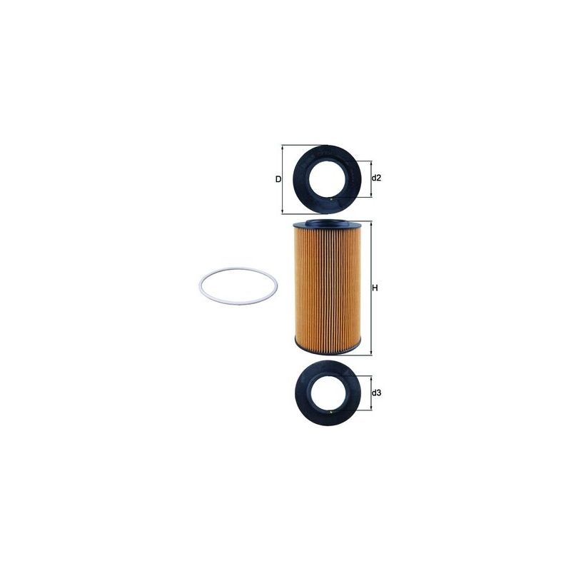 FILTR OLEJU KNEHT OX434D DAF FX105/CF65 -