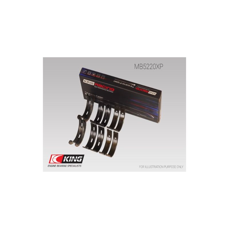 PANEWKI GŁÓWNE KING BEARINGS MB5220XP STD SUBARU RACING 1.5-2.5 89-