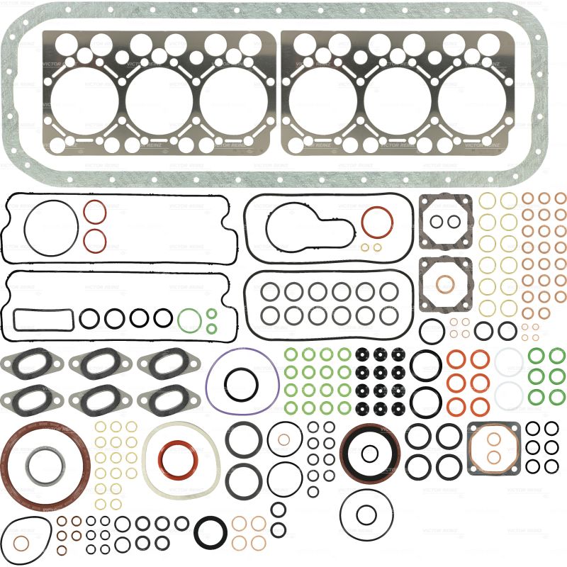 KOMPLET USZCZELEK SILNIKA VICTOR REINZ 01-31090-01 VOLVO TD61 86-