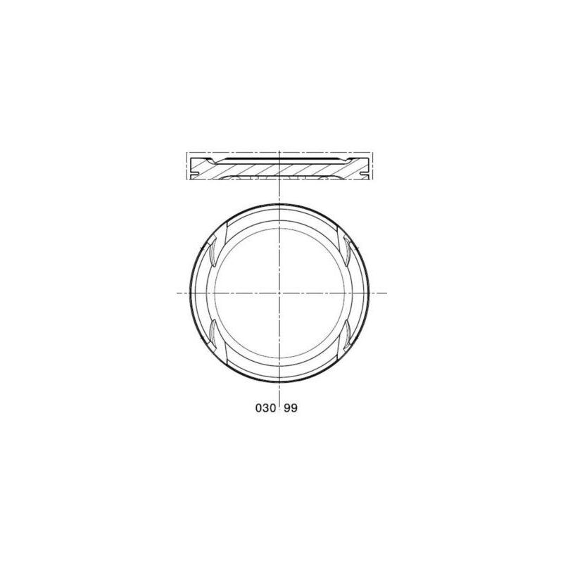 TŁOK MAHLE 0309900 STD VW 1.6 99-01
