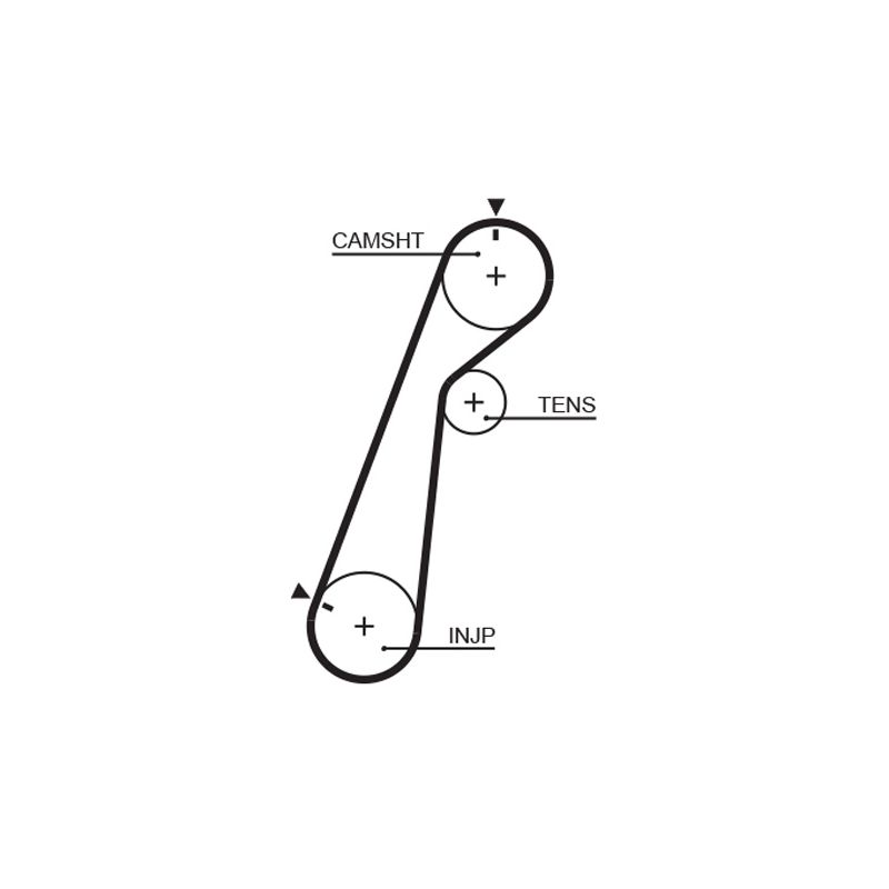 KOMPLET ROZRZĄDU GATES K015478XS MAZDA 2.5D 95-06