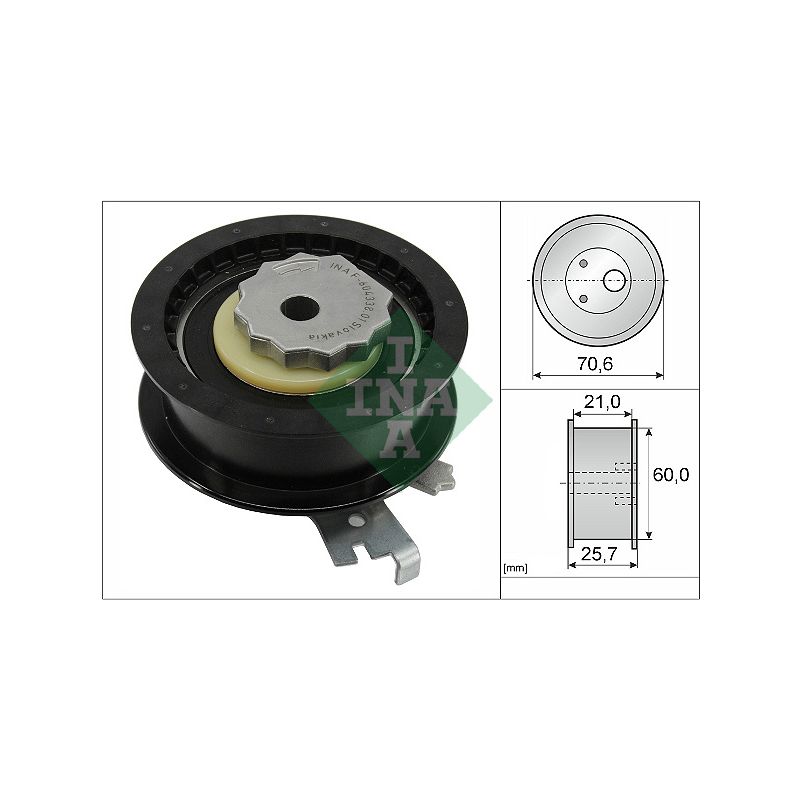 NAPINACZ PASKA INA 531088210 VW 1.2-1.4TSI 11-