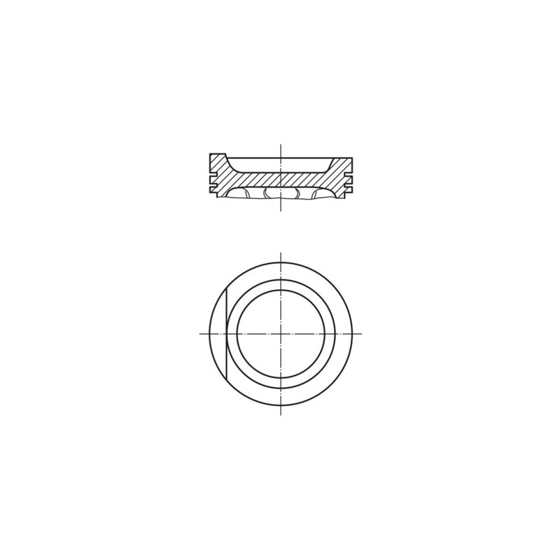 TŁOK MAHLE 0347802 0.50 VW 1.8 82-