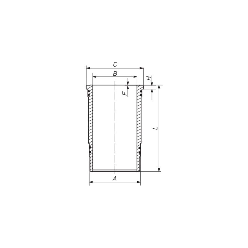 TULEJA CYLINDROWA MAHLE 227WN3700 MAN D2866 87-