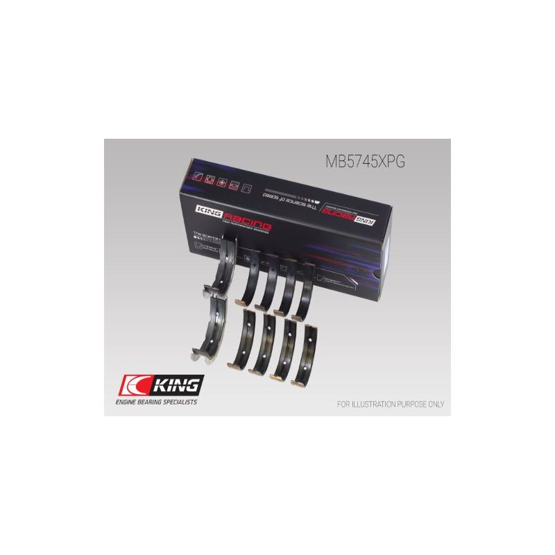 PANEWKI GŁÓWNE KING BEARINGS MB5745XPG STD SUBARU RACING 2.0 10-