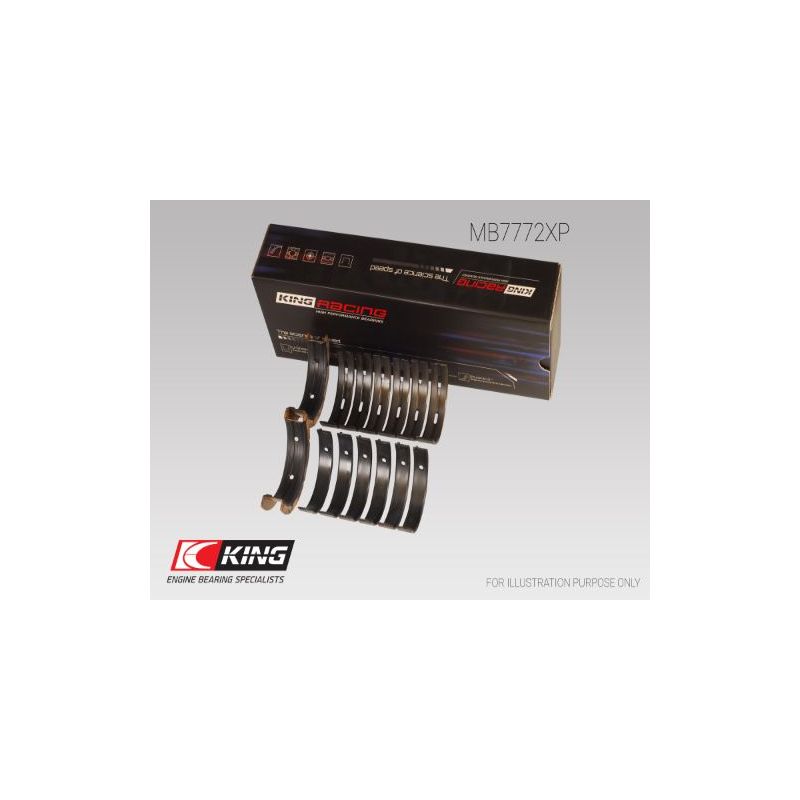 PANEWKI GŁÓWNE KING BEARINGS MB7772XP STD SUBARU RACING 3.0 00-