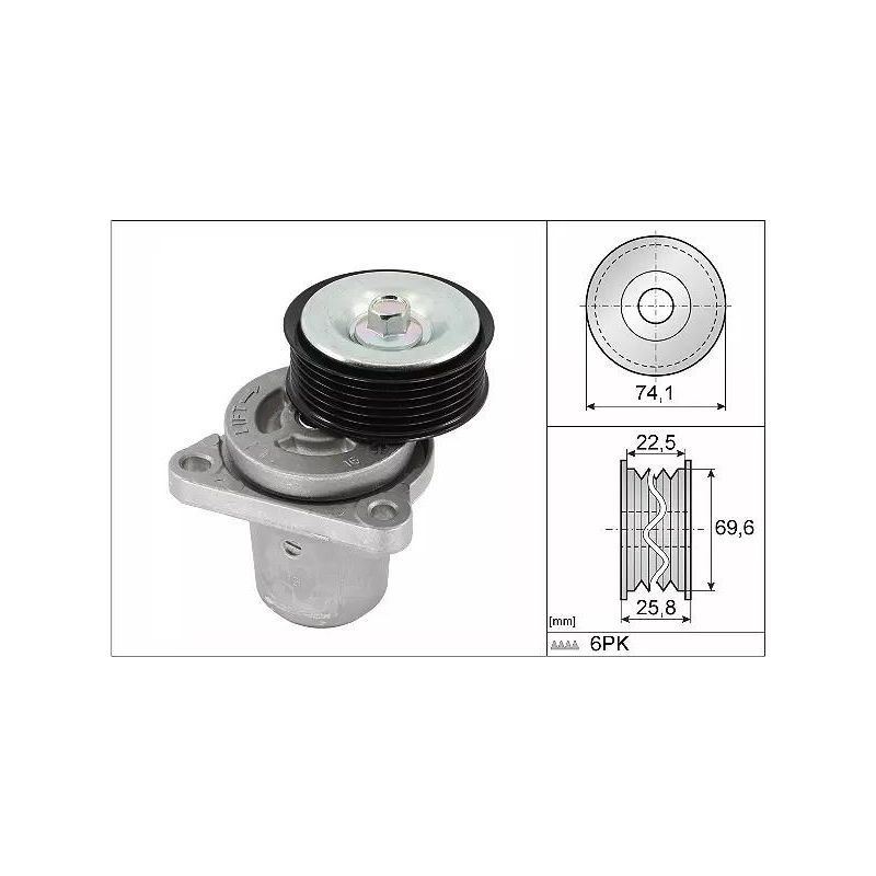 NAPINACZ PASKA INA 534040610 MAZDA 1.8-2.3 02-