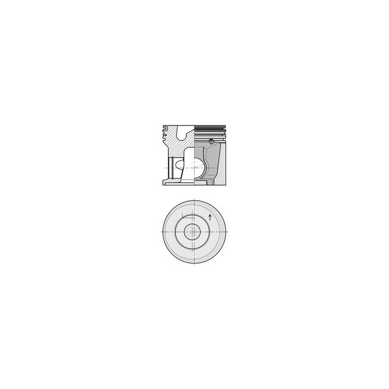 TŁOK KOLBENSCHMIDT 40622600 STD JOHN DEERE 4045/6068 98-