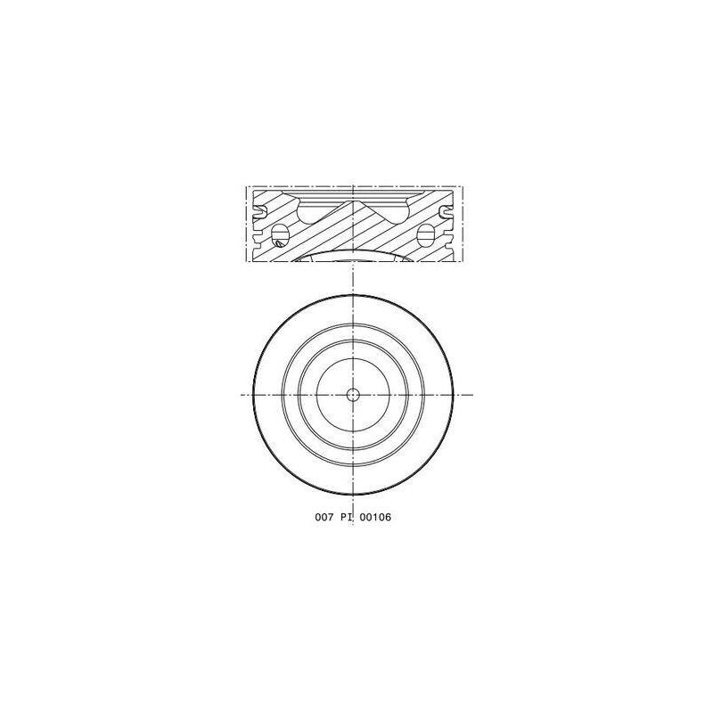 TŁOK MAHLE 007PI00106001 0.40 FIAT 3.0JTD 06-
