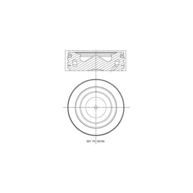 TŁOK MAHLE 007PI00104000 STD IVECO F2BE3681 04-