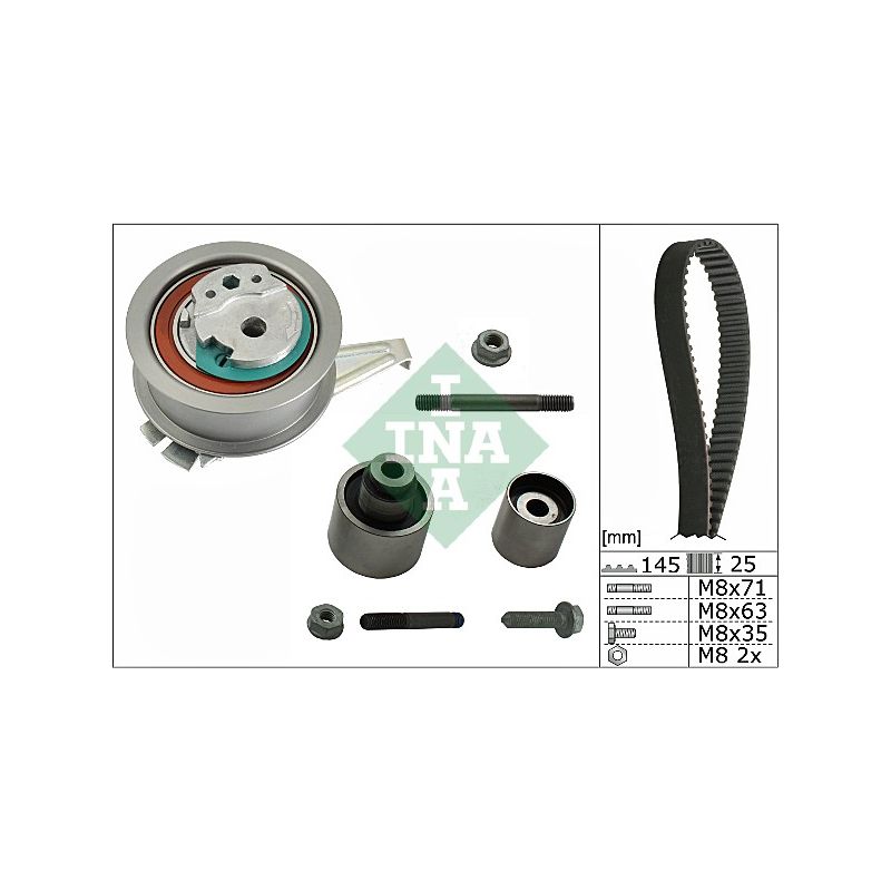 KOMPLET ROZRZĄDU INA 530065010 VW 1.6D-2.0D 12-
