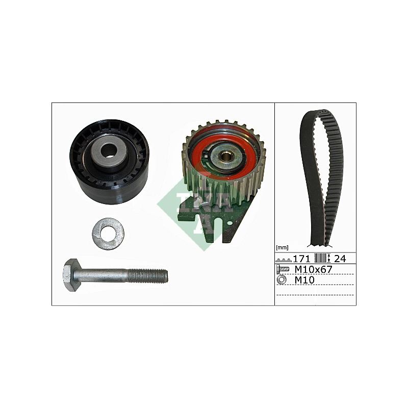 KOMPLET ROZRZĄDU INA 530060610 ALFA ROMEO 1.8Bi 10-