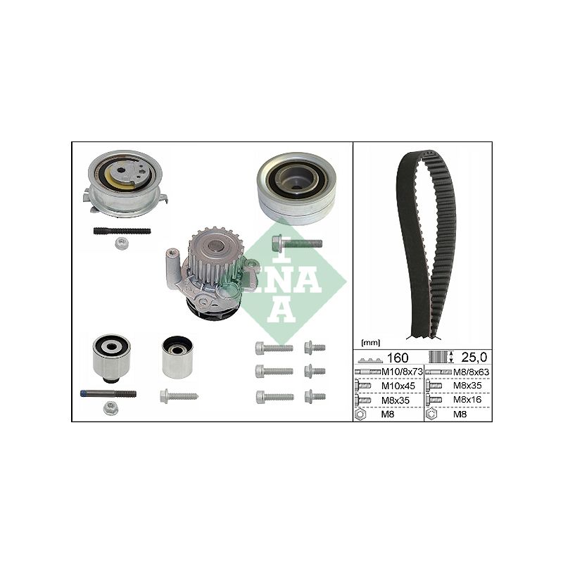 KOMPLET ROZRZĄDU INA 530055032 VW 1.2-2.0D 03-
