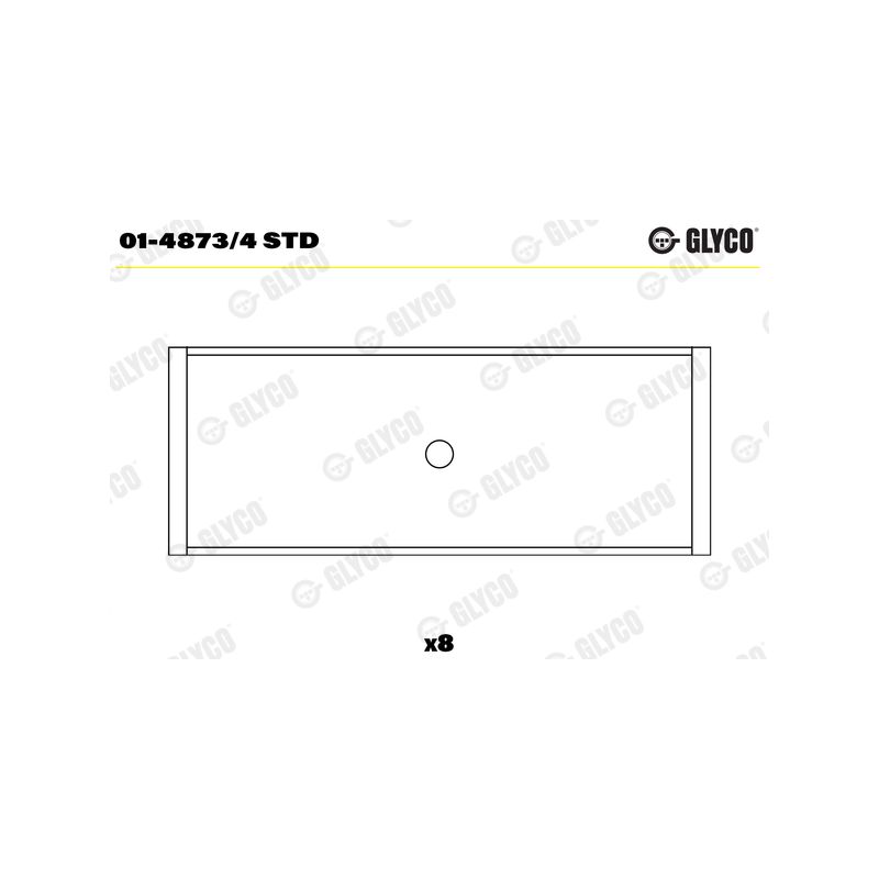PANEWKI KORBOWODOWE GLYCO 0148734 STD VW 1.2TSI  10- 