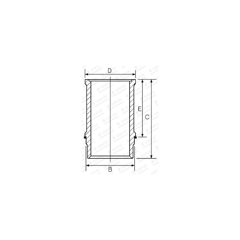 TULEJA CYLINDROWA GOETZE 1474013000 RVI HONOWANA MIDR06.24.65 96-