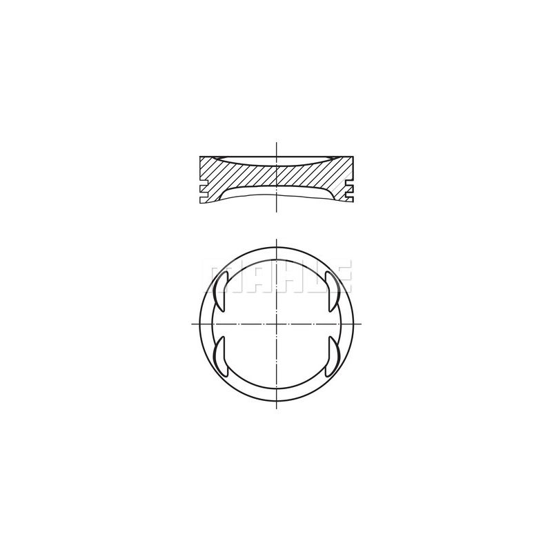 TŁOK MAHLE 0040701 0.25 MERCEDES 1.8 03-