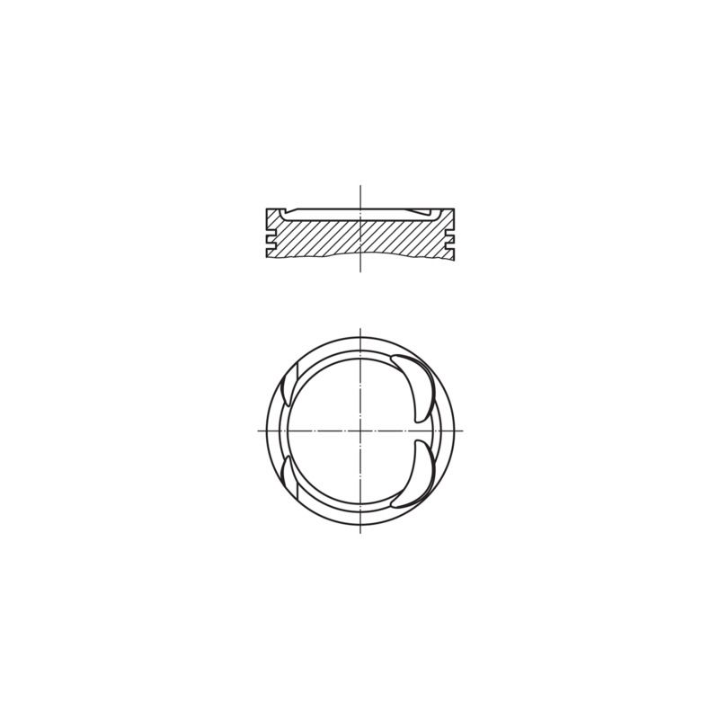 TŁOK MAHLE 021PI00117000 STD R_16V_2.001-