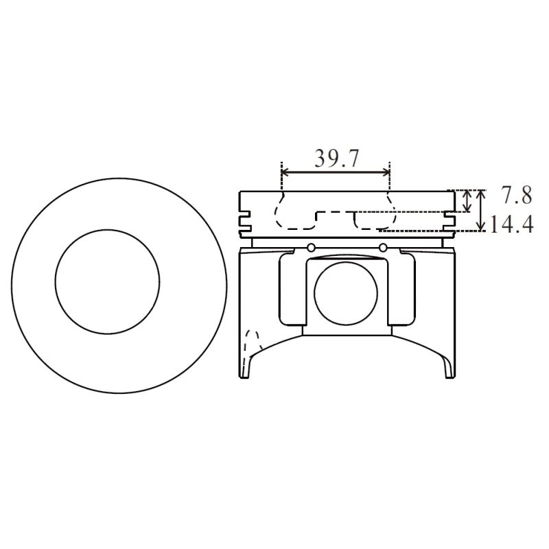 TŁOK MV PARTS P7720 STD YA 3TNV82A -