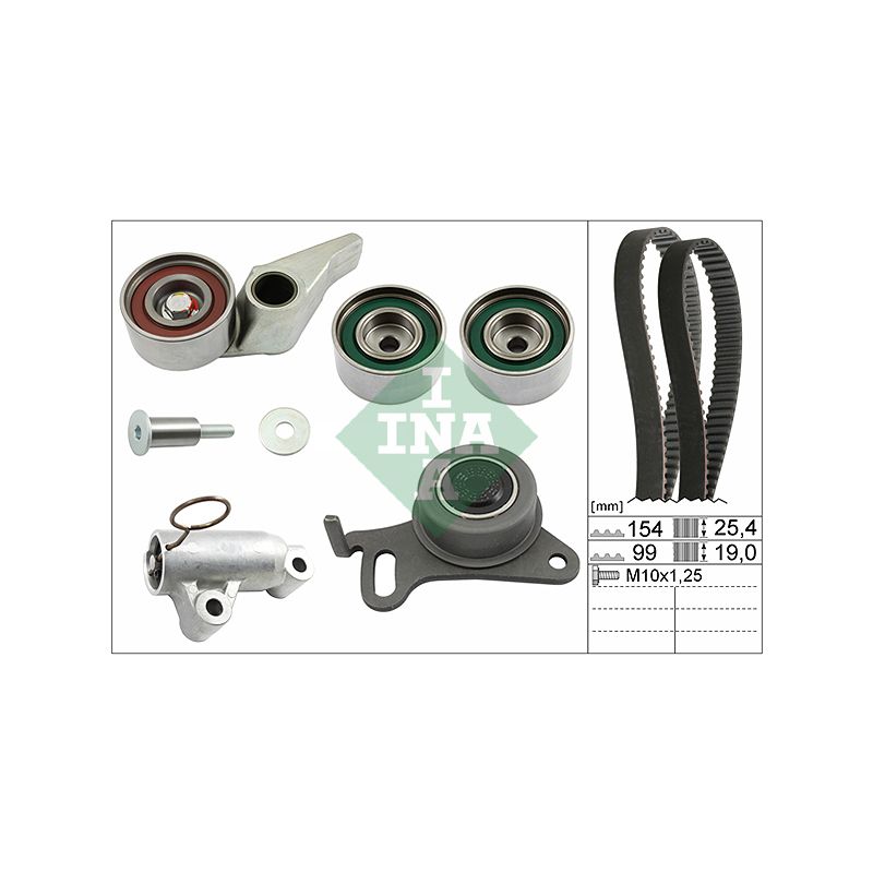 KOMPLET ROZRZĄDU INA 530059410 MITSUBISHI 2.5D 04-16