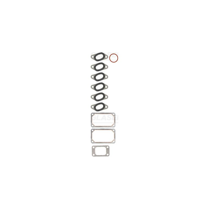KOMPLET USZCZELEK KOLEKTORA SSĄCO/WYDECHOWEGO GLASER M38712-00 VOLVO 5.5D 85-00