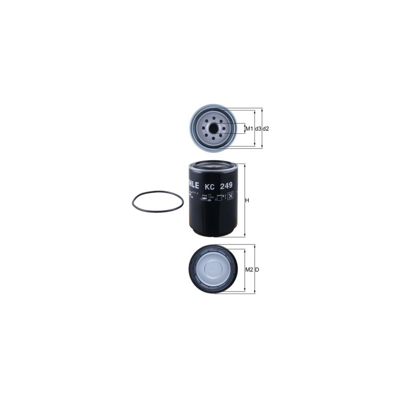 FILTR PALIWA KNEHT KC249D ILTR.PL VOLVO D12A 94-13