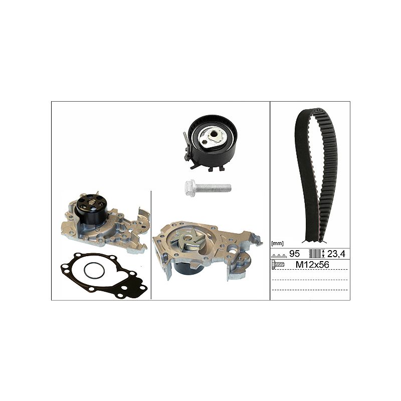 KOMPLET ROZRZĄDU INA 530019530 RENAULT 1.2 90-96