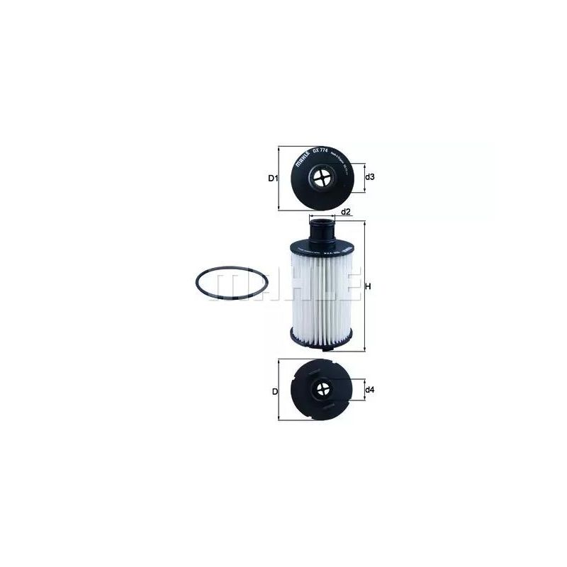 FILTR OLEJU KNEHT OX774D ROVER 3.0-5.0 09-19
