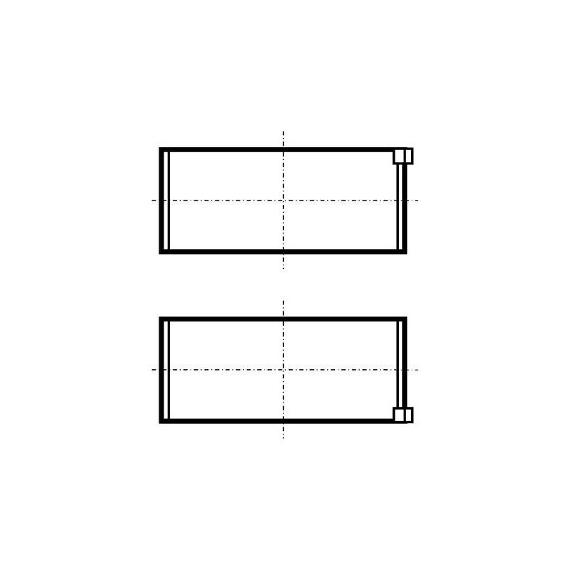 PANEWKI KORBOWODOWE KOLBENSCHMIDT 37174610 0.25 FIAT 2.0JTD-2.4JTD  03- 