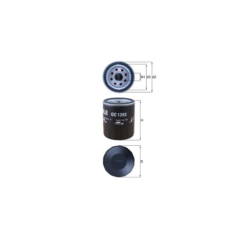 FILTR OLEJU KNEHT OC1292 FORD 2.0TDCI 14-19