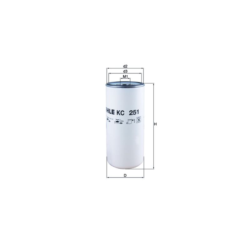 FILTR PALIWA KNEHT KC251 ILTR.PL RVI D13A400 00-