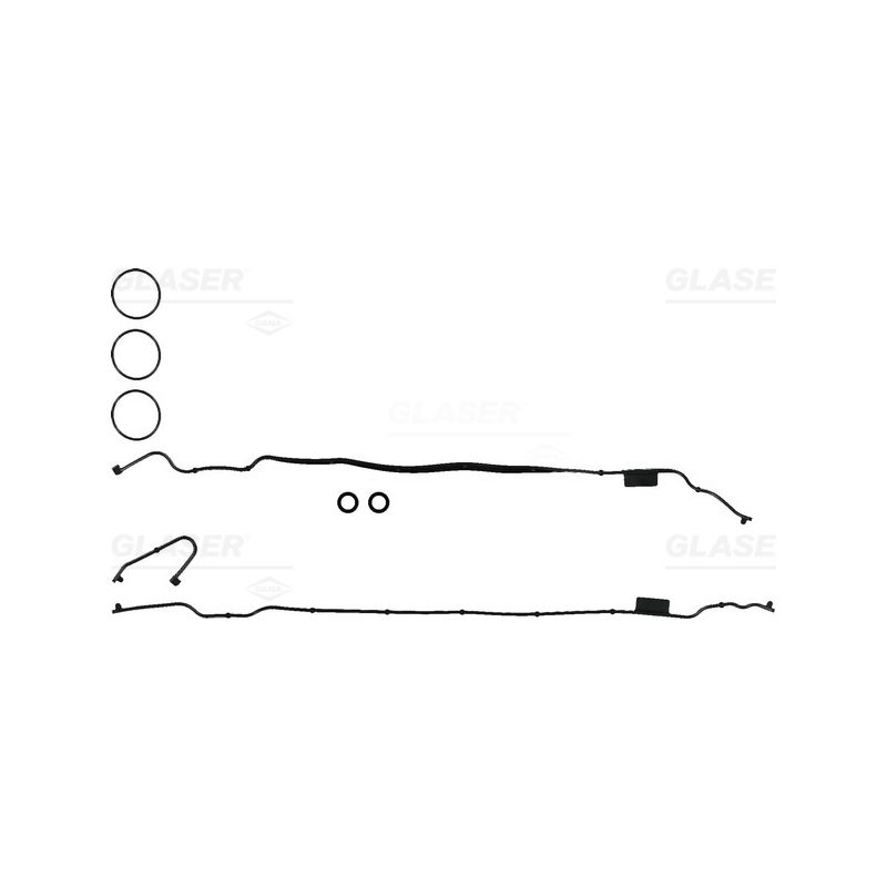 KOMPLET USZCZELEK POKRYWY ZAWORÓW GLASER V90335-00 ALFA ROMEO 2.9 15-