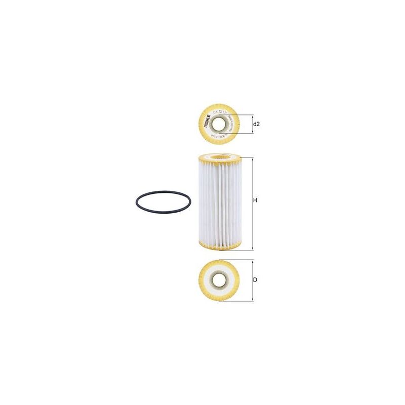 FILTR OLEJU KNEHT OX1217D VW 1.8-2.0 12-