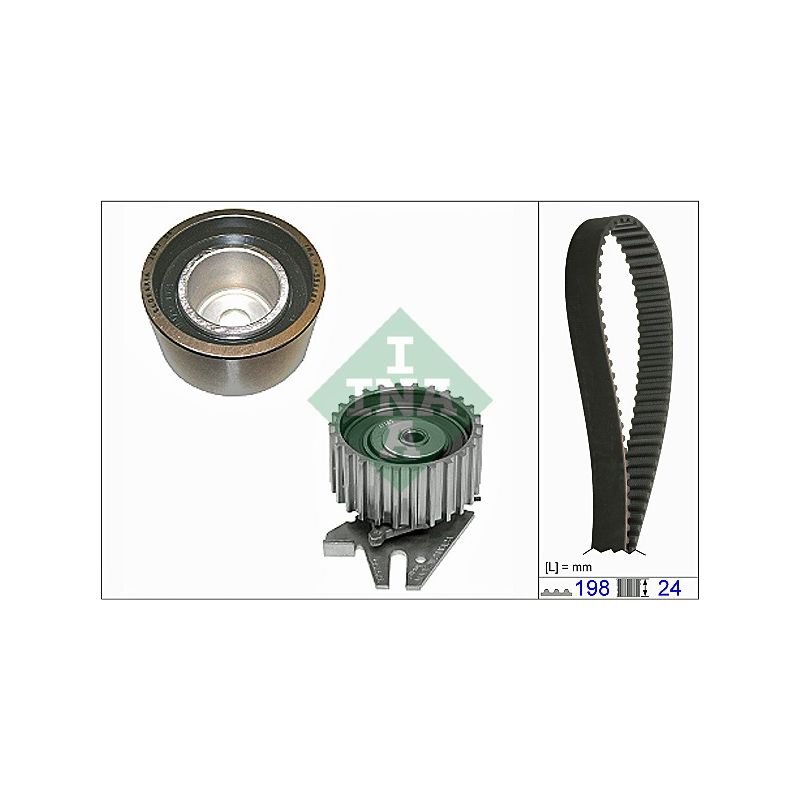 KOMPLET ROZRZĄDU INA 530062710 ALFA ROMEO 2.4D 03-09