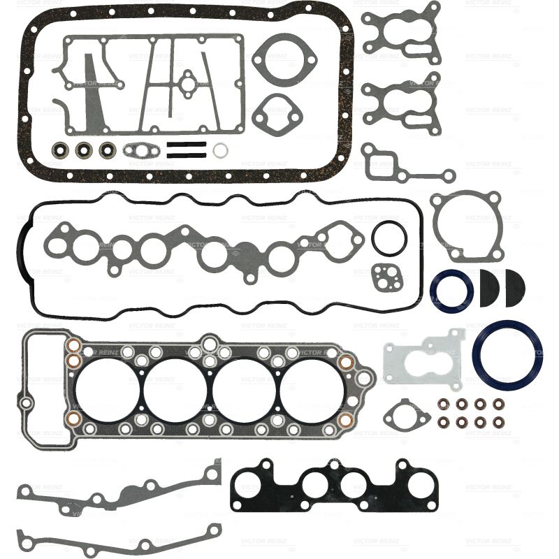 KOMPLET USZCZELEK SILNIKA VICTOR REINZ 01-52265-01 MAZDA 1.5 80-85