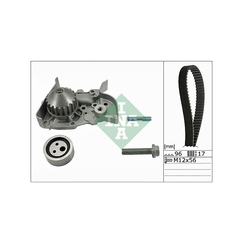 KOMPLET ROZRZĄDU INA 530019130 RENAULT 1.4 96-