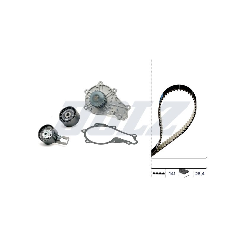 KOMPLET ROZRZĄDU DOLZ KD079 PSA 1.5-1.6D 10-