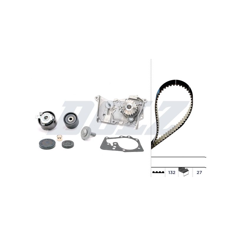KOMPLET ROZRZĄDU DOLZ KD046 RENAULT 1.6 98-