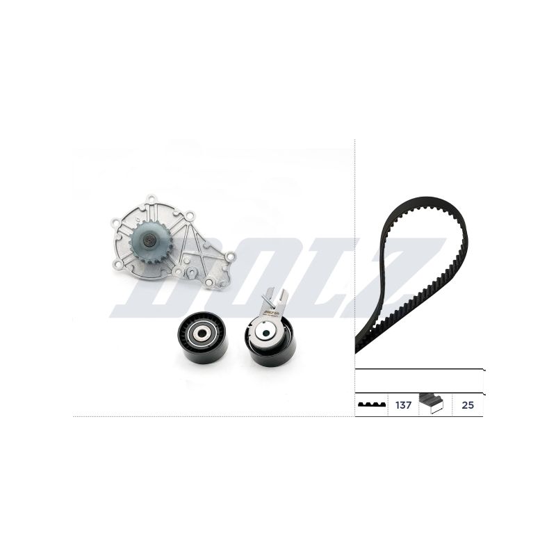 KOMPLET ROZRZĄDU DOLZ KD016 PSA 1.6 D 03-